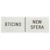New Sfera - Plaquette 2 boutons, blanc translucide