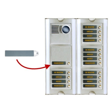 Urmet Sinthesi - porte nom gravé