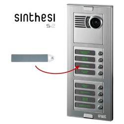 Urmet Sinthesi S2 - gegraveerd naamplaatje