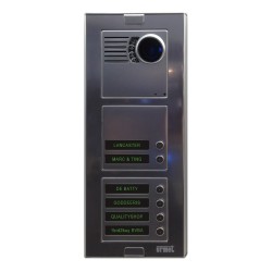 Urmet Sinthesi S2- porte nom gravé