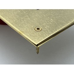 BTicino – Messing PVD goud, Gesatineerd