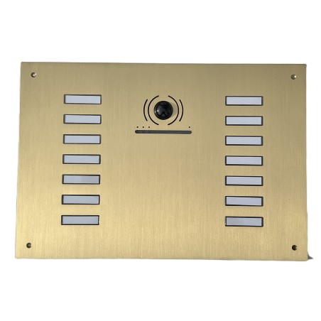 Urmet – Messing, Gesatineerd