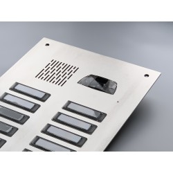 Elvox - brushed stainless steel