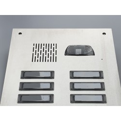 Elvox - brushed stainless steel