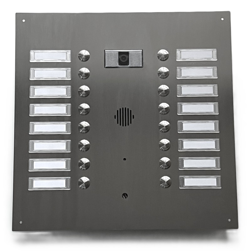 Elvox - brushed stainless steel