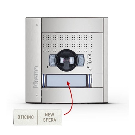 New Sfera - Plaquette 2 boutons, blanc translucide