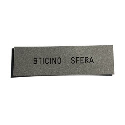 Plaquette nominative gravée pour platine de rue BTicino new sfera
